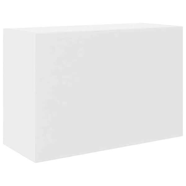 vidaXL Mobile da Bagno a Parete Bianco 60x25x40cm in Legno Multistrato