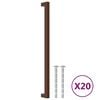 vidaXL Maniglie per Mobili 20 pz Bronzo 320 mm in Acciaio Inox