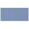 vidaXL Tenda a Rullo Esterno Blocco UV 90% Strisce Blu e Bianche HDPE