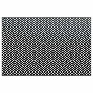 vidaXL Tappeto da Esterni ARAKIL Bianco e Nero 190x290 cm in PP