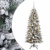 vidaXL Albero di Natale artificiale con palline 150 cm 150 LED