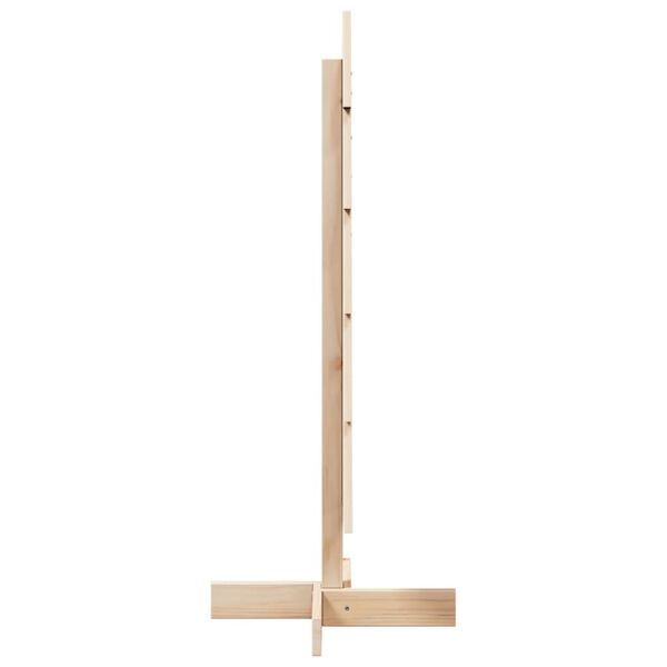 vidaXL Albero di Natale Decorativo in Legno 100 cm Legno Massello Pino