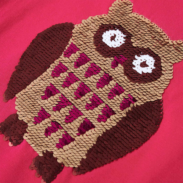 Maglietta da Bambina a Maniche Lunghe Fucsia 92