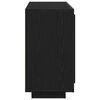 vidaXL Credenza Rovere Nero 80 x 40 x 75 cm Legno multistrato