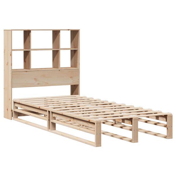 vidaXL Letto Libreria senza Materasso 90x200 cm Legno Massello