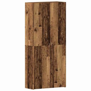 vidaXL Mobile per scarpe 80 x 35.5 x 180 cm Legno ingegnerizzato