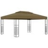 vidaXL Gazebo 3x4 m Grigio Talpa 180 g/m&sup2;