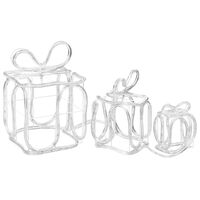 vidaXL Decorazione Natale Scatole Regalo con 180 LED Interni Esterni