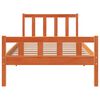vidaXL Letto senza Materasso Marrone Cera 90x190 cm in Legno di Pino