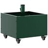 vidaXL Base per ombrellone Verde 45 x 45 x 45 cm Acciaio
