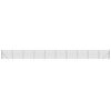 vidaXL Recinzione Metallica con Picchetti Ancoraggio Antracite 1,6x25m