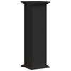 vidaXL Supporto per Piante Nero 33x33x100 cm in Truciolare
