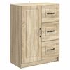 vidaXL Credenza Rovere Sonoma 66 x 34,5 x 87 cm Legno ingegnerizzato