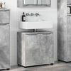 vidaXL Mobile per lavabo da bagno Grigio cemento 60 x 30 x 60 cm