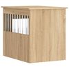 vidaXL Gabbia Cani da Arredamento Rovere Sonoma 55x75x65cm Multistrato