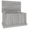 vidaXL Contenitore Grigio Sonoma 70x40x38 cm Legno Multistrato