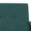 vidaXL poltrona Verde Scuro 59 x 75 x 78 cm Tessuto