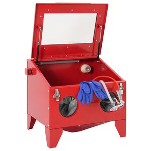 vidaXL Cabina di Sabbiatura 150 L 125 PSI Acciaio laminato a freddo
