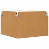 vidaXL Armadio pensile Rovere Artigiano e Bianco 57 x 57 x 40 cm