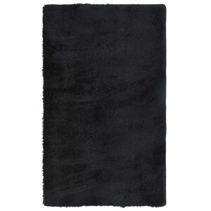 vidaXL Tappeto Shaggy a Pelo Lungo NAVARRA Nero 60x100 cm poliestere