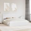vidaXL Letto con Contenitore Bianco 180 x 200 cm Legno multistrato