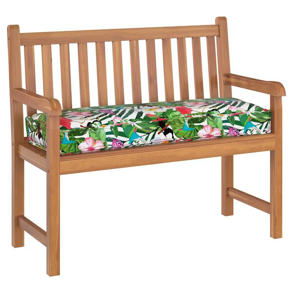 vidaXL Cuscino Floreale Multicolore 120 x 40 x 8 cm Tessuto Oxford