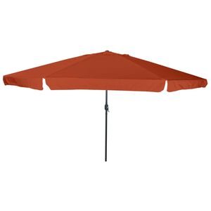 vidaXL Ombrello da giardino Rosso e Nero 395 x 395 x 245 cm
