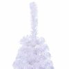 vidaXL Albero di Natale artificiale Bianco 150 cm PVC e Acciaio