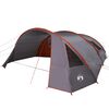 vidaXL Tenda Tunnel per 6 Persone 6 persona Grigio e arancione