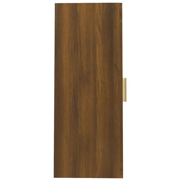 vidaXL Armadietto Pensile a Parete Rovere Marrone 69,5x34x90 cm
