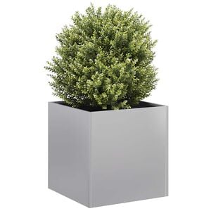 vidaXL Fioriera 40x40x40 cm in Acciaio Zincato