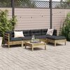 vidaXL Set Divani da Giardino 6pz con Cuscini Legno Impregnato di Pino