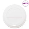 vidaXL Coperchi Tazze da Caff&egrave; Carta &Oslash;90 mm 12oz/16oz 1000 pz Plastica