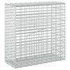 vidaXL Gabione con Filo da 3,5 mm e Rete da 5x2,5 cm 50x20x50 cm