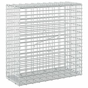 vidaXL Gabione con Filo da 3,5 mm e Rete da 5x2,5 cm 50x20x50 cm