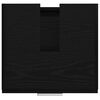 vidaXL Mobile da Bagno Rovere Nero 40 x 37 x 59 cm Legno multistrato