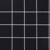 vidaXL Cuscini Sedia 4 pz Motivo a Quadri Nero 40x40x4 cm in Tessuto