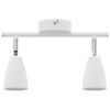 vidaXL Faretto da soffitto Bianco 25.5 x 8 x 15.5 cm Acciaio