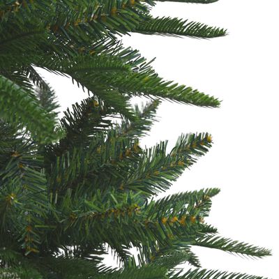 vidaXL Albero di Natale Artificiale Preiluminato 210 cm Verde PVC e PE
