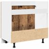 vidaXL Mobile Sottolavello “Lyon” Legno Antico 80x46x81,5cm