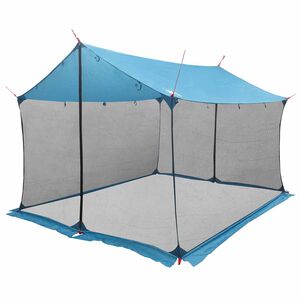 vidaXL Telo da campeggio con pareti in rete 340 x 260 x 220 cm Blu