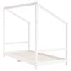 vidaXL Giroletto per Bambini Bianco 90x190cm in Legno Massello di Pino