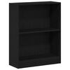 vidaXL Armadio per Libri Rovere Nero 60 x 24 x 76 cm Legno multistrato