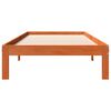 vidaXL Letto senza Materasso Marrone Cera 75x190 cm in Legno di Pino