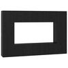 vidaXL Set mobile TV 8 pz Rovere Nero Legno ingegnerizzato