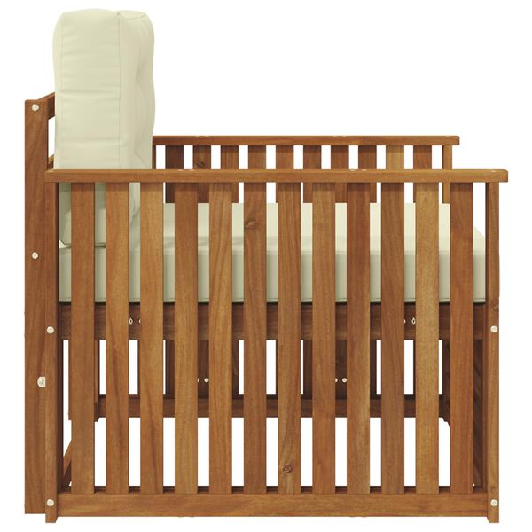 vidaXL Set di divani da esterno Legno di Acacia Massello e Poliestere