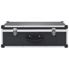 vidaXL Custodia CD per 80 CD in Alluminio ABS Nero
