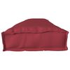 vidaXL Cuscino per pallet Rosso Vino 200 x 40 x 8 cm Tessuto Oxford