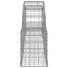 vidaXL Cesti Gabbioni ad Arco 13 pz 300x30x40/60 cm Ferro Zincato