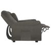 vidaXL Divano Massaggio a 2 Posti con Portabicchieri Grigio Scuro